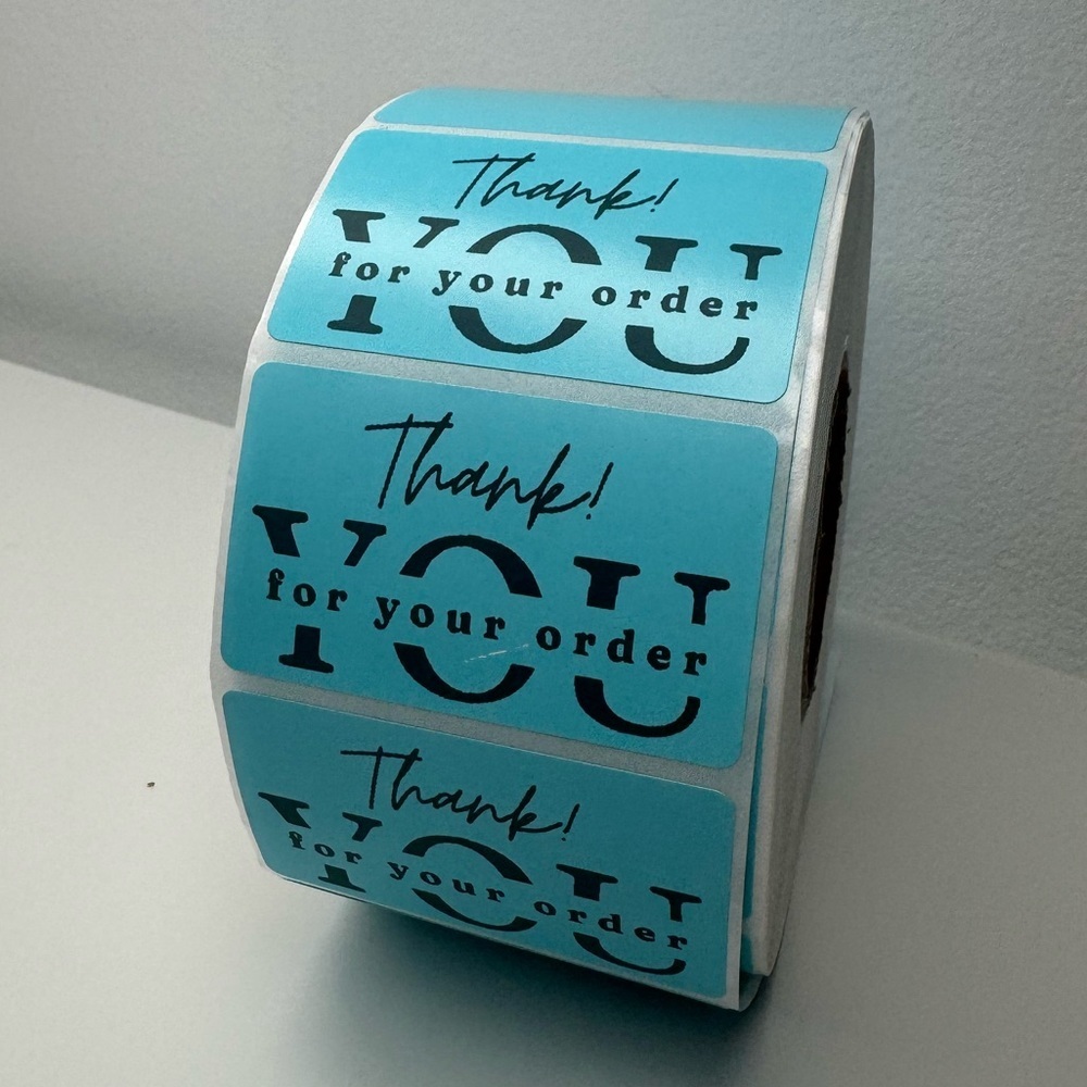 Thank You for your order 2" Stickers labels (100) thankyou sticker - Picture 3 of 10
